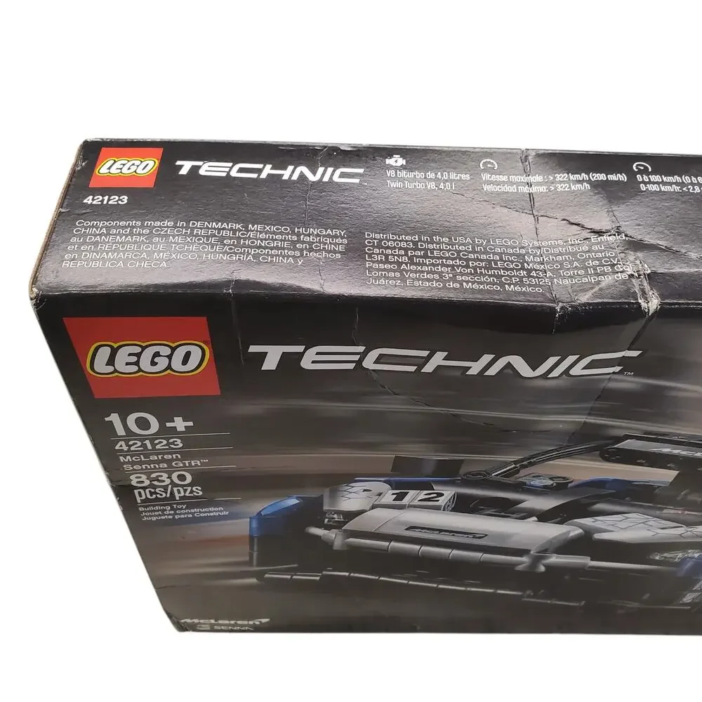 LEGO Technic McLaren Senna GTR 42123 Model Building Kit 830 Pieces NEW RETIRED - Picture 5 of 11